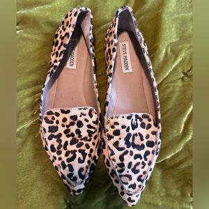 Steve Madden Leopard Pointed Toe Flats